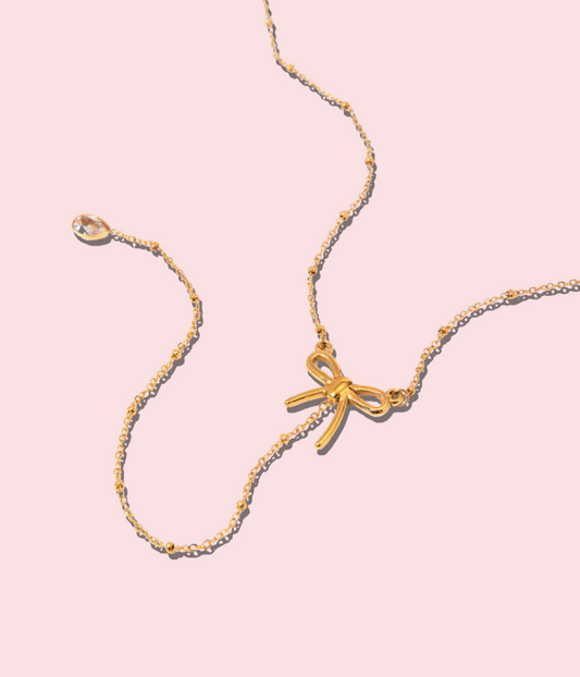 Coquette Bow Necklace