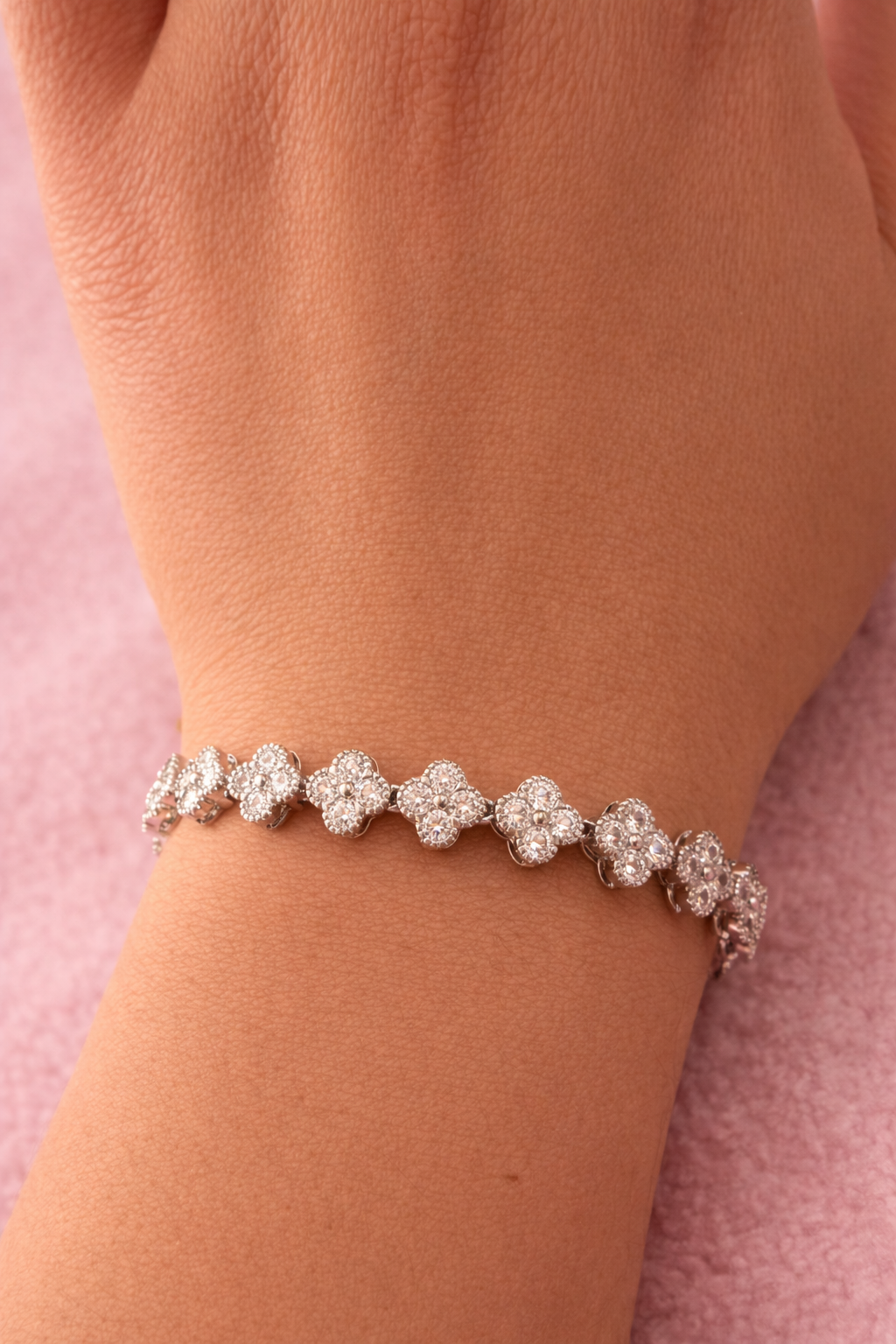 Silver Bloom Bracelet