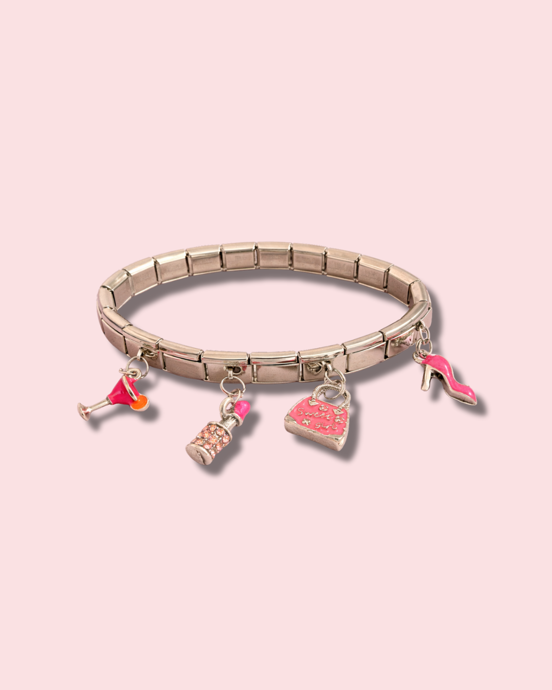 Pink Icons Charm Bracelet (Copy)